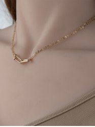 Collier à Coeur en Forme de U - d'or 