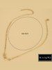 Collier à Coeur en Forme de U - d'or 