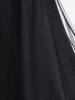 Robe Mouchoir Transparente à Lacets Grande Taille - Noir 1X | US 14-16