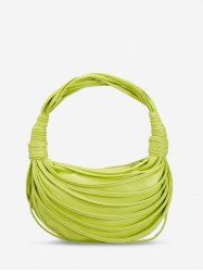 Sac Fourre-tout de Pochette Noué à Bretelle - Vert Avocat 