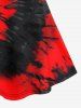Robe à Bretelle Croisée Teintée Gothique - Rouge 2X | US 18-20