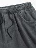 Destroyed Design Denim Shorts -  
