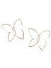 Cutout Butterfly Earrings -  
