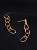 Boucles D'Oreilles Minimalistes Pendantes - d'or 