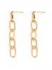 Boucles D'Oreilles Minimalistes Pendantes - d'or 