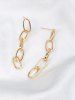 Boucles D'Oreilles Minimalistes Pendantes - d'or 