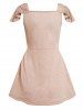 Heather Ruched Ruffle Casual Tank Top -  