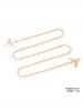 Herringbone Design Face Earrings -  