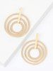 Geometric Design Drop Earrings -  
