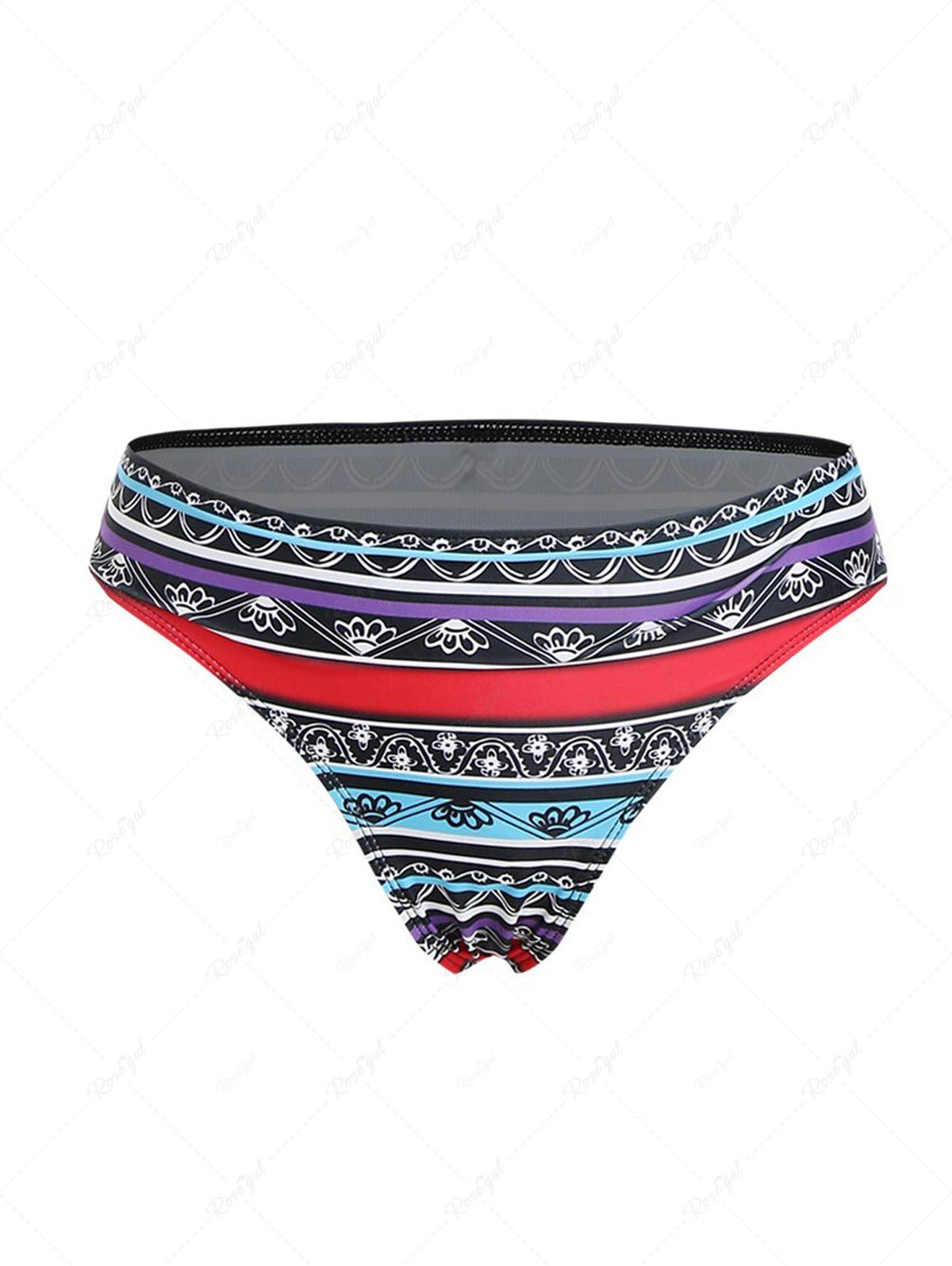 Shops Tribal Print Natural Bikini Briefs  