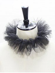 Mesh Palace Ruff Decorative Collar -  