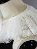 Châle en Dentelle Nouée - Blanc 