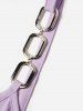 Débardeur Asymétrique Cœur à Epaule Nouée de Grande Taille - Violet clair L