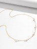 Vintage Faux Pearl Waist Chain -  