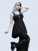 Plus Size & Curve Gothic Harness High Low Tank Top -  