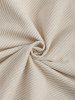 Solid Color Drawstring Corduroy Shorts -  