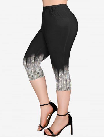 Sparkling Black Legging With pockets