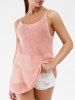 Plus Size See Thru Knitted Tunic Top -  