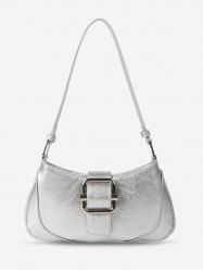 Women's Retro Daily Party Buckle Mixed Media Shoulder Bag -  