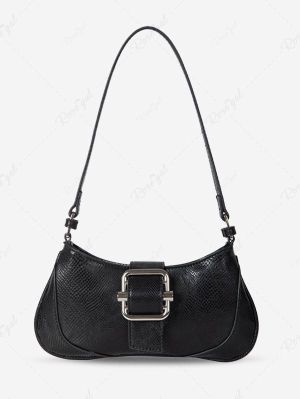 New Women's Retro Daily Party Buckle Mixed Media Shoulder Bag  