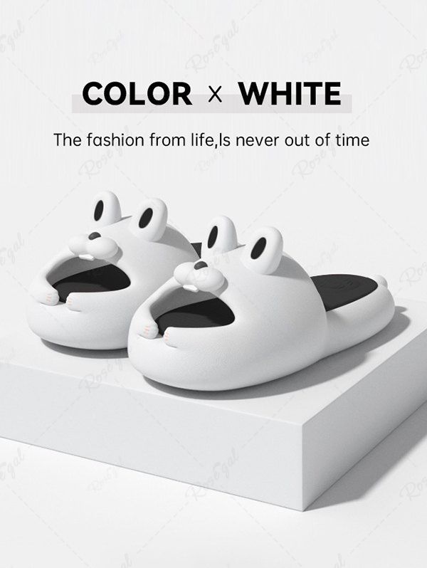 New Cute Cartoon Rabbit Shape Soft-soled Indoor Antiskid Slippers for Women and Men  