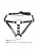 Hip Hop PU Leather Rings Thigh Chain -  