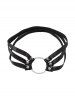 Punk Rivets Ring Layered Thigh Chain -  