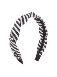 Vintage Zebra Print Twist Hairband -  