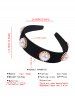 Vintage Faux Pearl Decor Headband -  