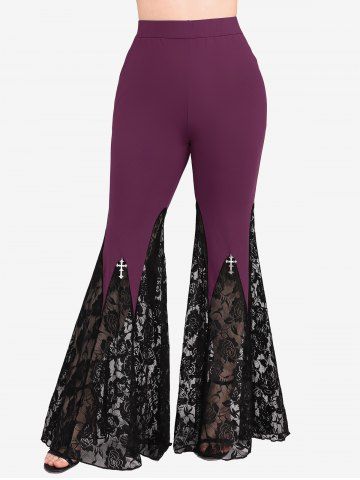 Pantalon best sale évasé fleuri
