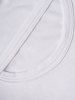 Plain Color Cut Out Scoop Neck Casual Tank Top -  