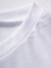 Casual Round Neck Short Sleeve Tee -  