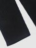 Casual Basic Two Piece Set Solid Color Crew Neck Ribbed Textured Plain Tank Top Sleeveless T Shirt Drawstring Pants Set -  