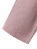 Men's Solid Color Lapel Collar Button Front Short Sleeve Shirt And Casual Pants Set -  