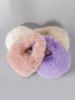 Women's Simple Style Solid Color Fluffy Faux Mink Hair Winter Tote Bag -  