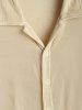 Textured Ribbed Short Sleeves Shirt -  