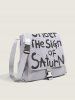 Women's Streetwear Graffiti Letters High Capacity Crossbody Message Bag -  