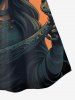 Gothic Wizard Crown Snake Print Cami Top (Adjustable Shoulder Strap) -  