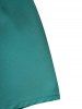 Ruffles Flounce Solid Color Elastic Waist Tank Top -  