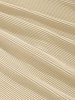 Men's Solid Color Ribbed Textured Drawstring Bermuda Shorts -  