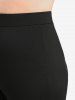 Plus Size Hollow Out Braided Pants - Noir 2X | US 18-20