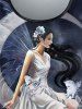 Renaissance Plus Size Galaxy Moon Wings Cat Angel Print T-shirt -  