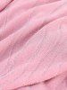 T-shirt Texturé Soleil Jointif Chaîne de Grande Taille à Paillettes à Lacets - Rose clair 1X | US 14-16