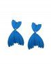 Vintage Fashion Fishtail Shaped Drop Earrings -  