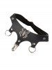 Fashion Double O-Ring Spider Rivet Garter Thigh Chain -  