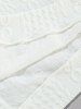 Men's Minimalist Knitted Braided Jacquard Drop-shoulder Sleeves Round Neck Sweatshirt -  