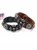 Punk Vintage Metal Cross Floral Bracelet -  