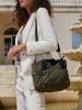Women's Winter Rhombus Quilted Nylon Soft Fashion Convertible Handbag Crossbody Bag -  