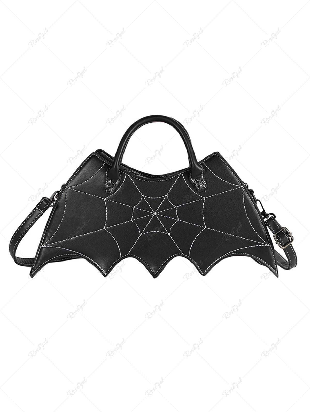Fashion Bat Shaped Retro PU Leather Shoulder Bag  