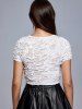 Gothic Ripped Chain Embellish Cutout Crop Top -  